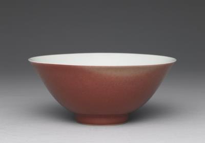 图片[2]-Bowl with copper red glaze, Qing dynasty, Yongzheng reign (1723-1735)-China Archive